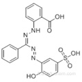 Acide benzoïque, 2- [2 - [[2- (2-hydroxy-5-sulfophényl) diazényl] phénylméthylène] hydrazinyl] - CAS 135-52-4